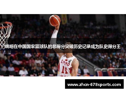 姚明在中国国家篮球队的总得分突破历史记录成为队史得分王