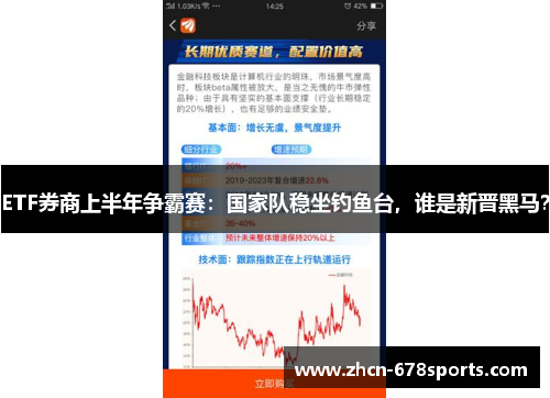 ETF券商上半年争霸赛：国家队稳坐钓鱼台，谁是新晋黑马？