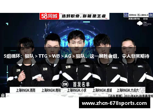 S组循环：狼队＞TTG＞WB＞AG＞狼队，这一届胜者组，令人非常期待